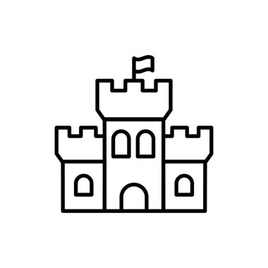 Savunma ikonu vektör olarak. Logotype