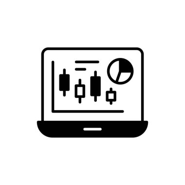 Trading Strategy icon in vector. Logotype