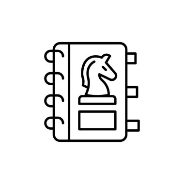 Agenda icon in vector. Logotype