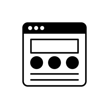 Onsite Content icon in vector. Logotype