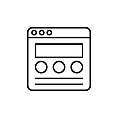 Onsite Content icon in vector. Logotype