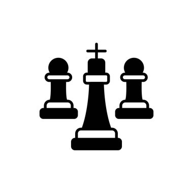 Lider simgesi vektörde. logotype