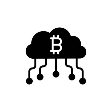 Bulut Teknolojisi ikonu. Logotype