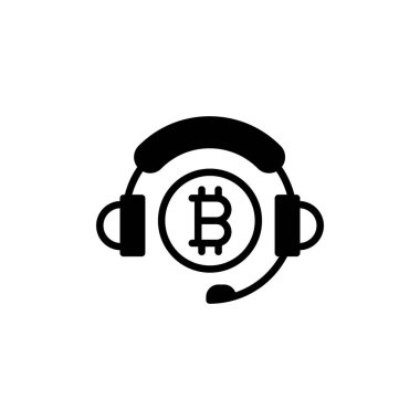 Crypto Support icon in vector. Logotype