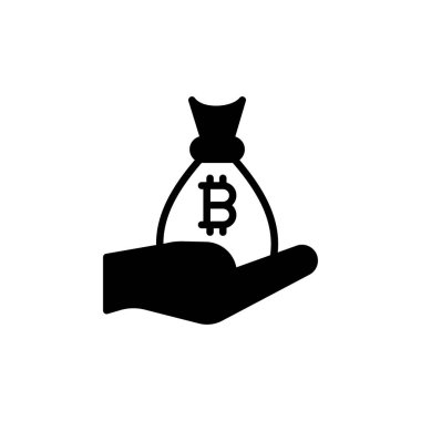 Vektör içinde borç simgesi. Logotype