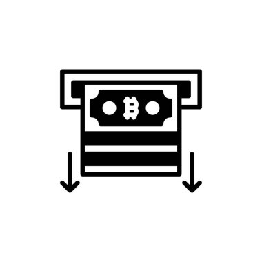 Withdraw icon in vector. Logotype