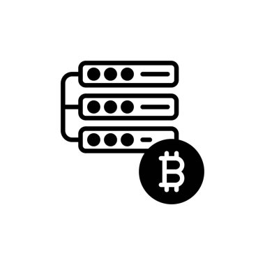 Mining Network icon in vector. Logotype