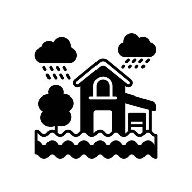 Sel simgesi vektörde. Logotype