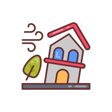 Kasırga ikonu. Logotype