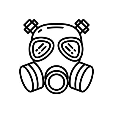 Radyasyona maruz kalma ikonu. Logotype