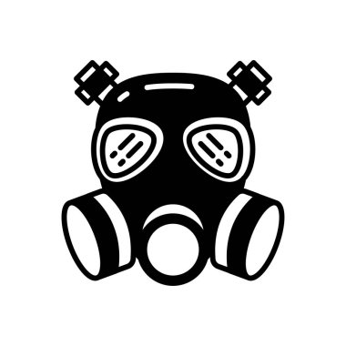 Radyasyona maruz kalma ikonu. Logotype