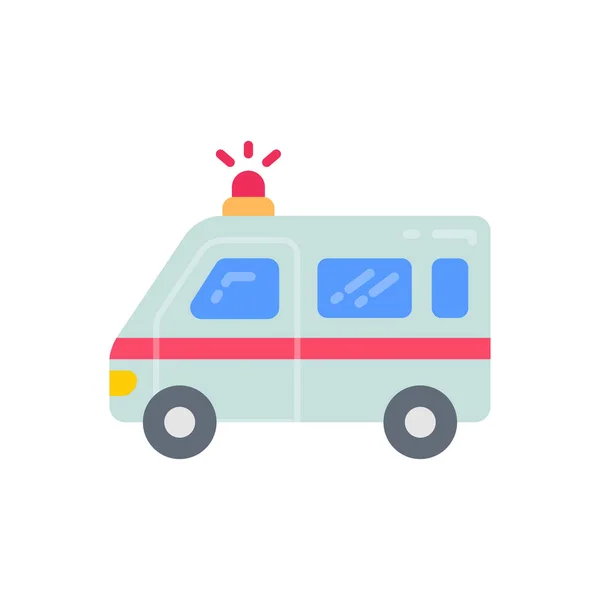 Ícone Ambulância Vetor Logotipo — Vetor de Stock