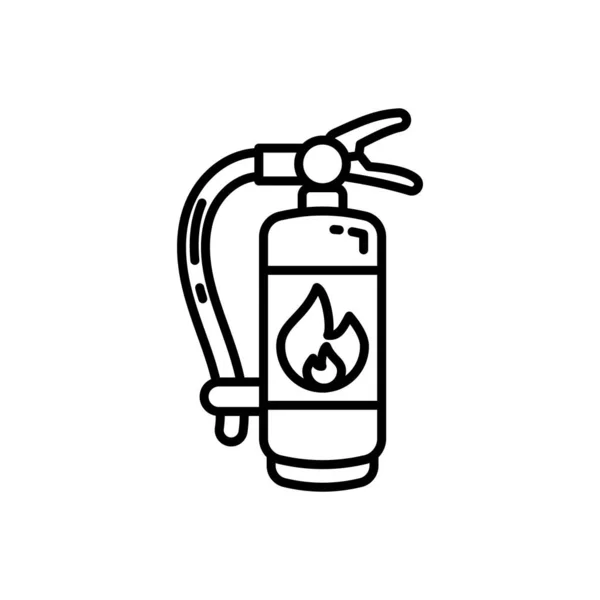 Feuerlöscher Symbol Vektor Logotyp — Stockvektor