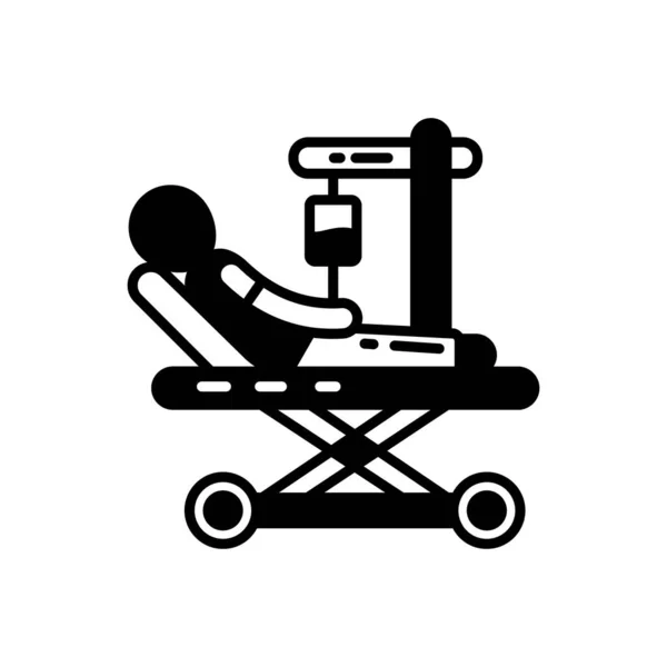 Icono Servicios Médicos Emergencia Vector Logotipo — Vector de stock