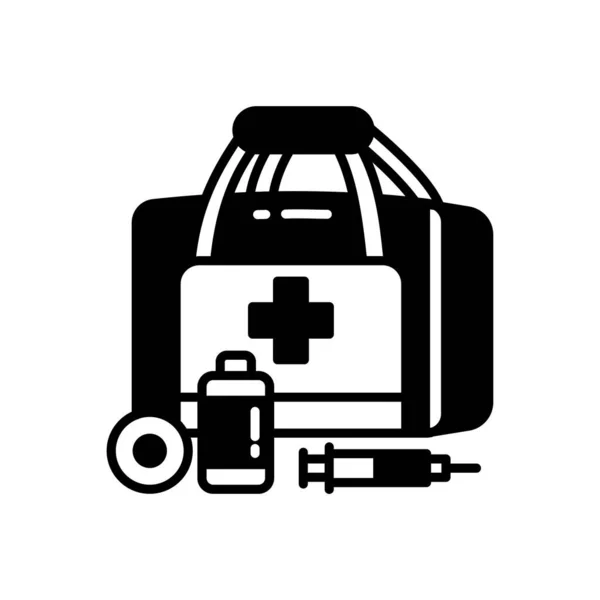 First Aid Icon Vector Logotype — Stock Vector