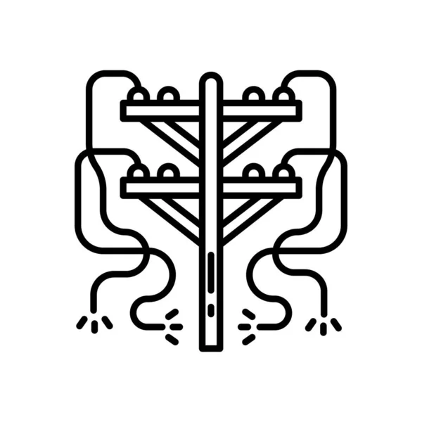 Піктограма Power Ooutge Векторі Логотип — стоковий вектор