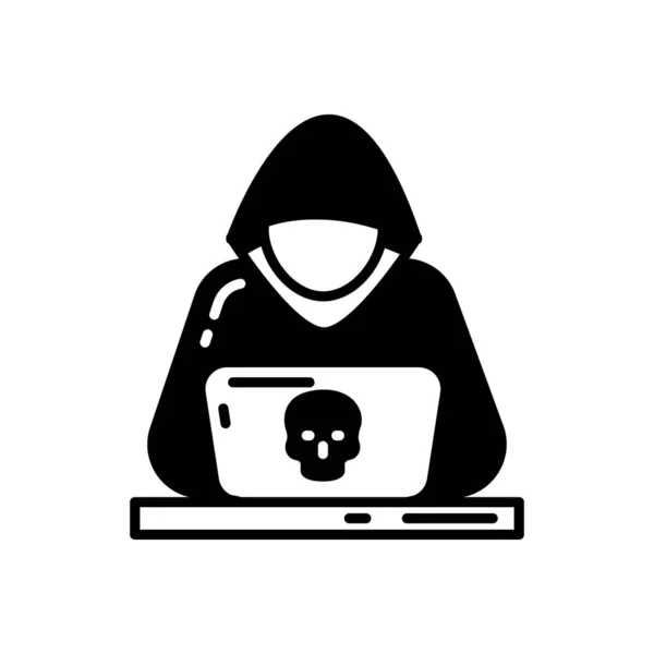 Fraude Icoon Vector Logotype — Stockvector