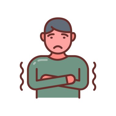 Hipotermi ikonu. Logotype