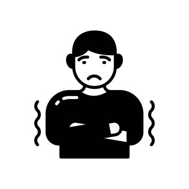 Hipotermi ikonu. Logotype