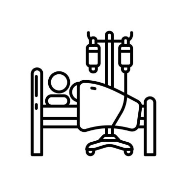 Septik şok ikonu. Logotype