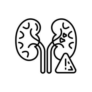 Vektör olarak Organ Hatası simgesi. Logotype