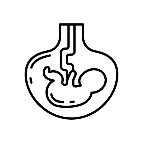 Icono Emergencia Obstétrica Vector Logotipo — Vector de stock