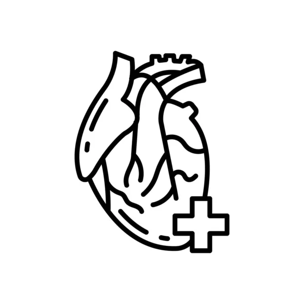 Vektörde Kronik Hastalık Simgesi Logotype — Stok Vektör