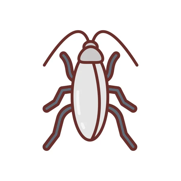 Icône Infestation Parasitaire Dans Vecteur Logotype — Image vectorielle
