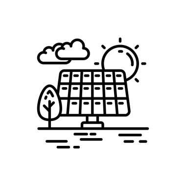 Vektör olarak Yeşil Enerji simgesi. Logotype