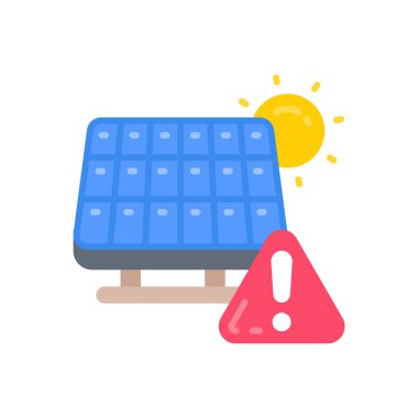 Vektör simgesini uyar. Logotype