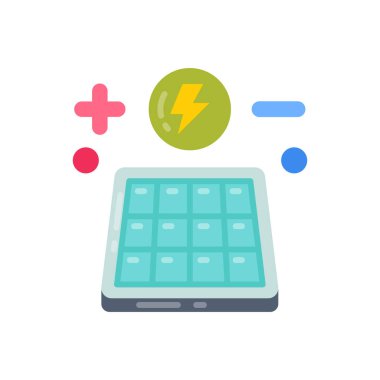 Devre simgesi vektörde. Logotype