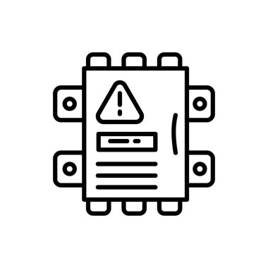 Vektör olarak Güneş Paneli Kutusu simgesi. Logotype