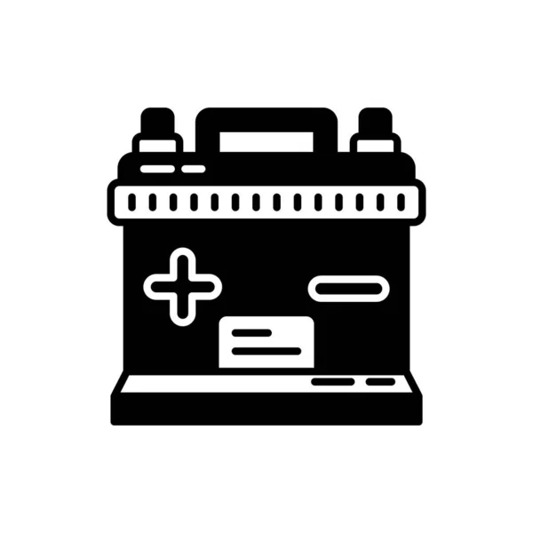 Battery Icon Vector Logotype — Stock Vector