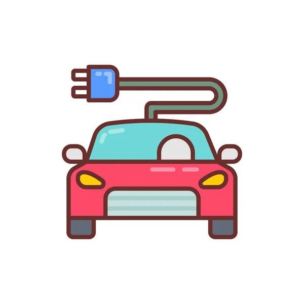 Иконка Solar Car Векторе Логотип — стоковый вектор