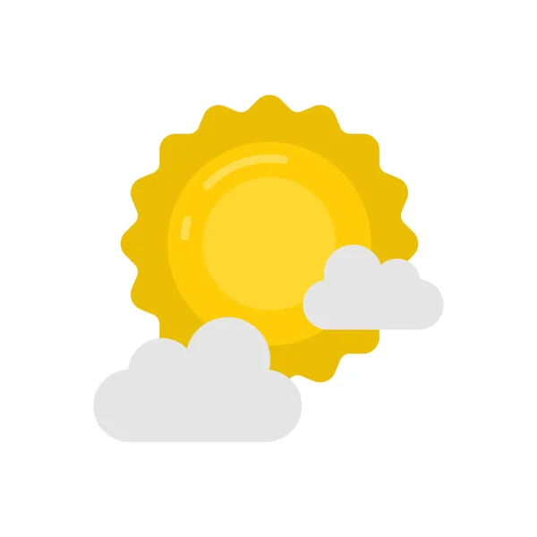 Sun Icon Vector Logotype — Stock Vector