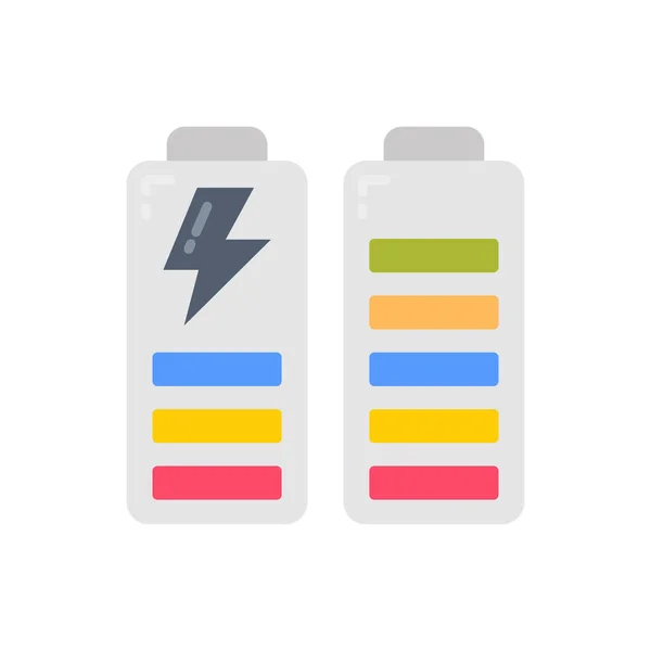 Icône Batterie Rechargeable Dans Vecteur Logotype — Image vectorielle