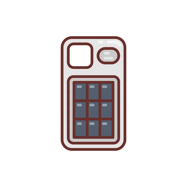 Solar Phone Case Icon Vector Logotype — Stock Vector