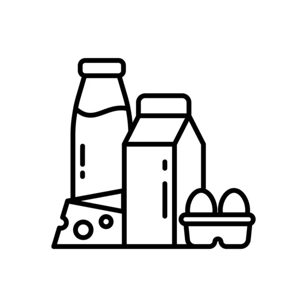 Иконка Молока Векторе Логотип — стоковый вектор