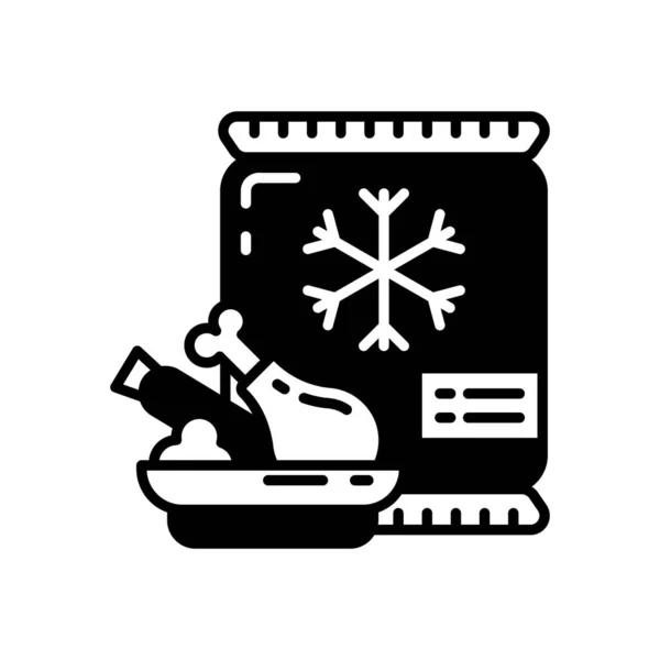 Frozen Foods Icoon Vector Logotype — Stockvector