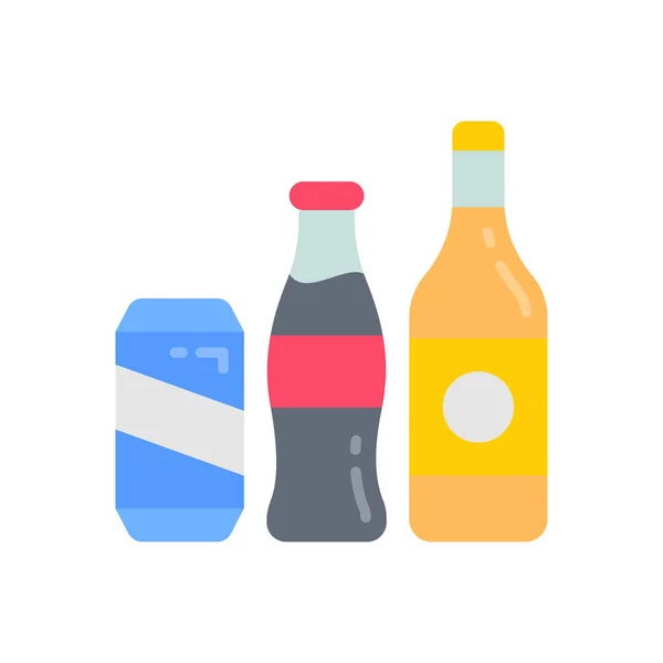 饮料在病媒中的图标 标识类型 — 图库矢量图片