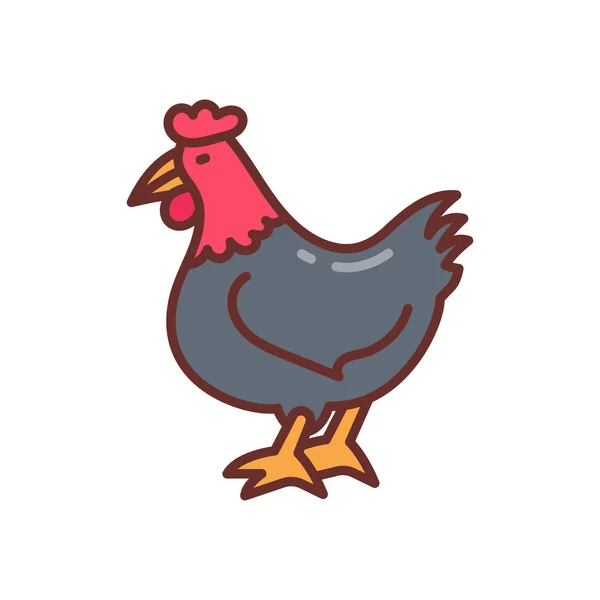 Εικόνα Κοτόπουλου Διάνυσμα Λογότυπο — Διανυσματικό Αρχείο