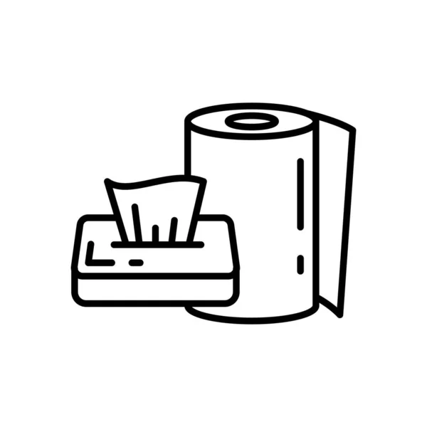 Ikona Paper Products Vektoru Logotyp — Stockový vektor