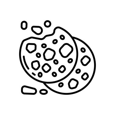 Kurabiyeler vektör simgesi. Logotype