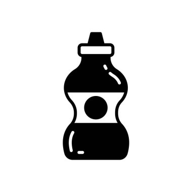 Vektör olarak hardal simgesi. Logotype