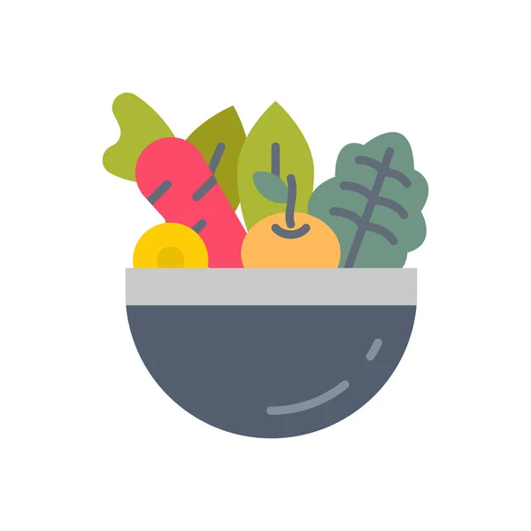 Salade Bar Icoon Vector Logotype — Stockvector