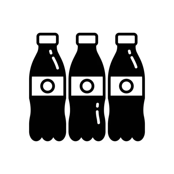 Ikona Carbonated Beverages Vektoru Logotyp — Stockový vektor