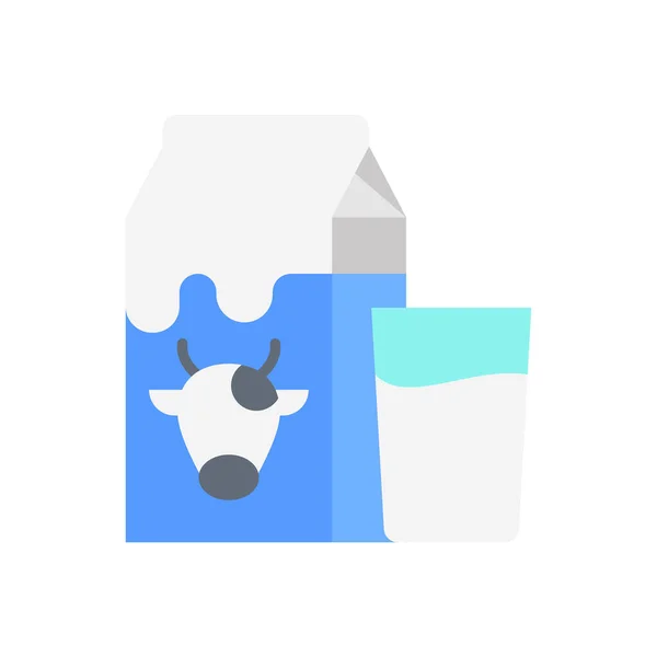 Піктограма Молока Векторі Логотип — стоковий вектор