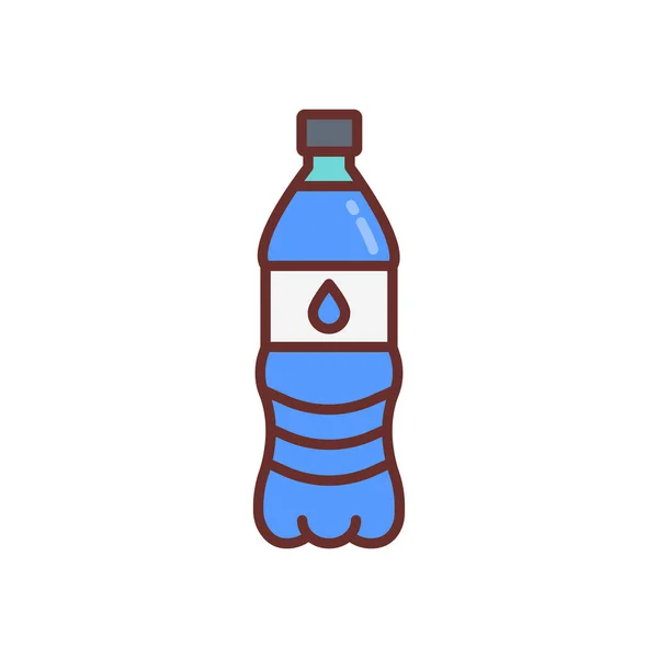 Ikona Wody Mineralnej Wektorem Identyfikator — Wektor stockowy