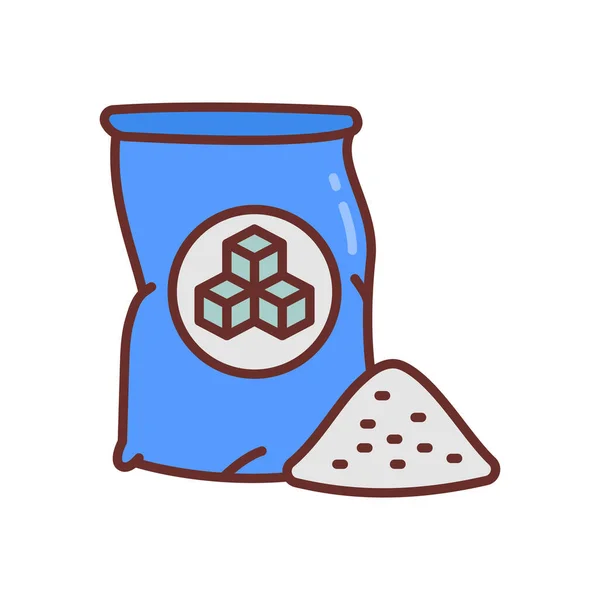 Εικονίδιο Ζάχαρης Στο Διάνυσμα Λογότυπο — Διανυσματικό Αρχείο