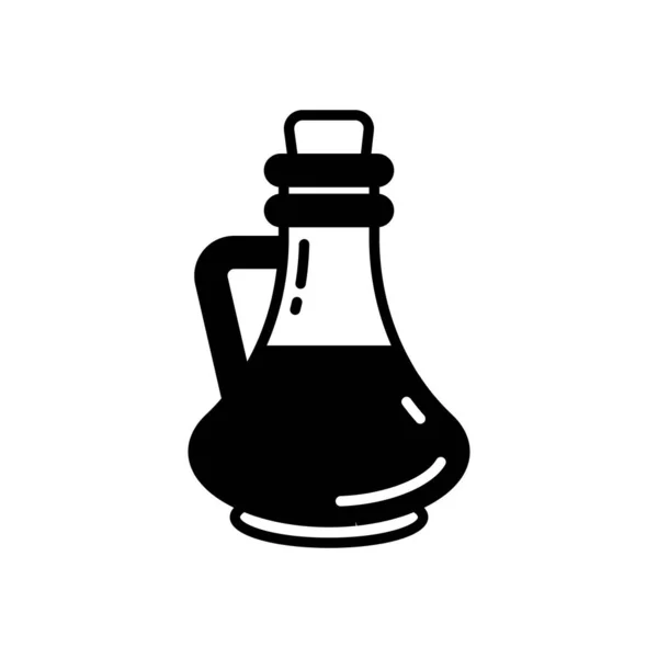 Vinegar Icon Vector Logotype — Stock Vector